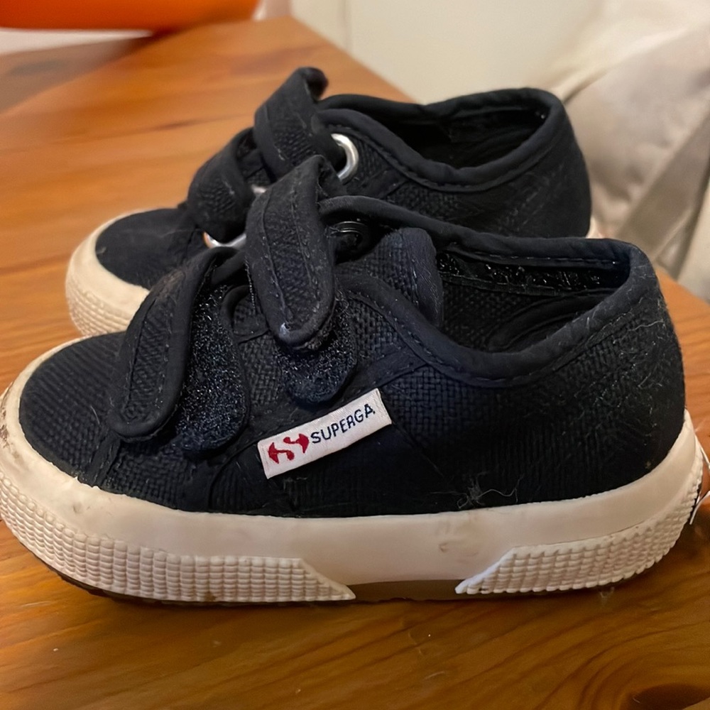 Navy Blue Superga Toddler Shoes